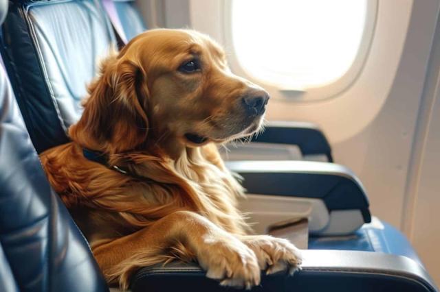 Traveling With a Large Dog on a Plane